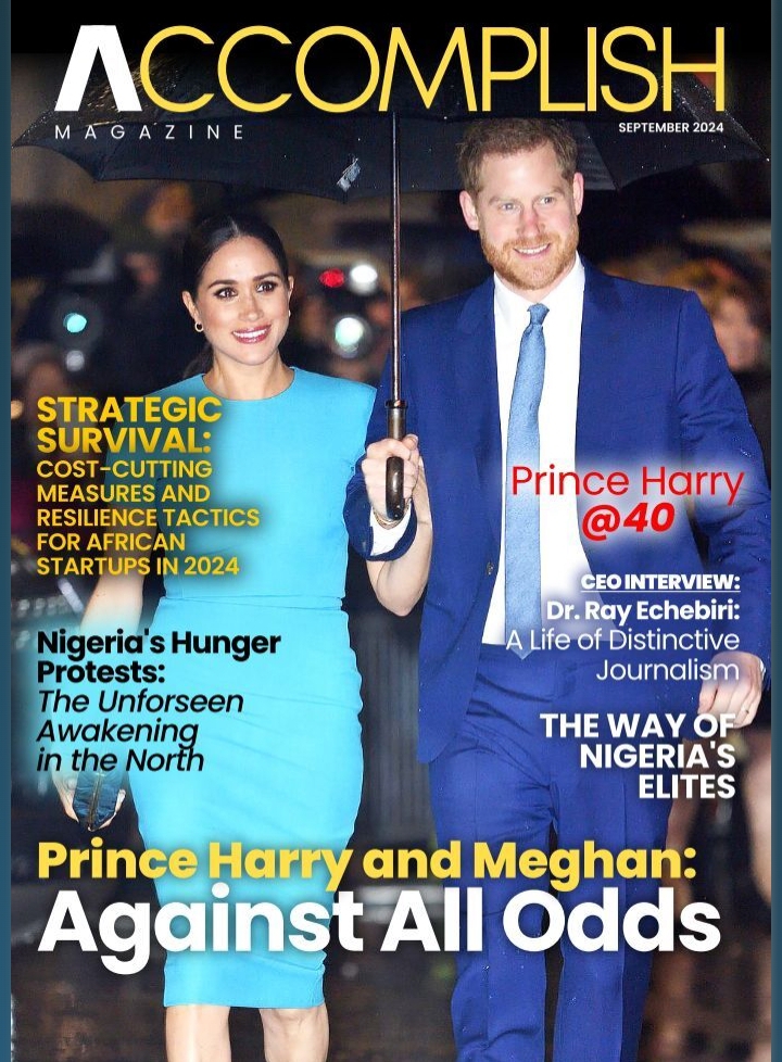 Accomplish Magazine: September 2024 Edition Featuring Prince Harry at 40