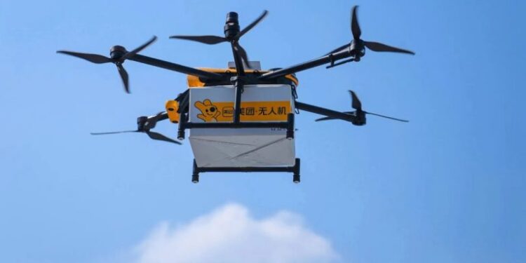 Drones Revolutionise Food Delivery in China