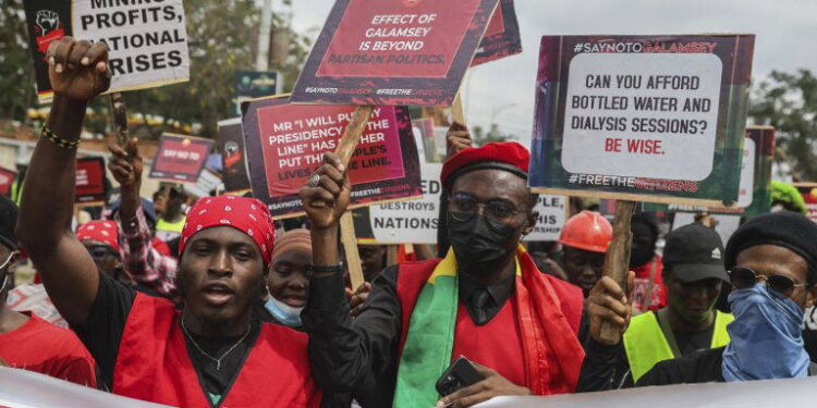 Protesters in Ghana demand end to illegal mining