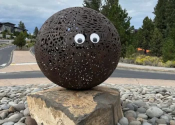 Googly Eyes on Sculptures Catch Residents' Attention in Oregon City
