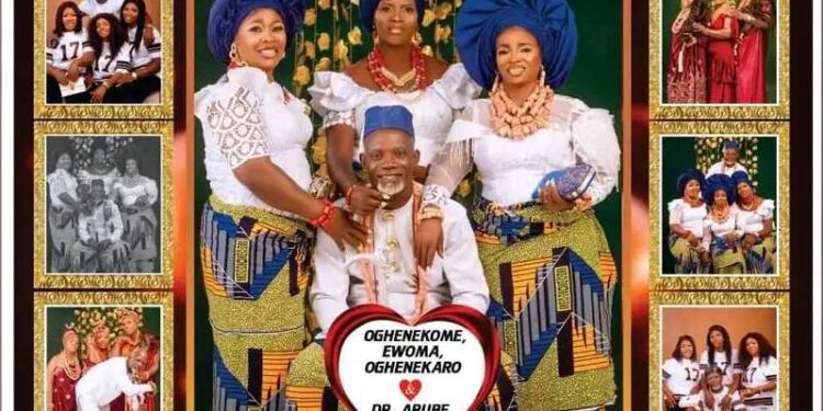 Dr. Arube Otor Set to Wed Three Wives in Delta State
