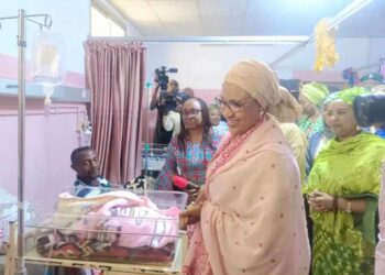 Sen. Oluremi Tinubu welcomes baby of the year