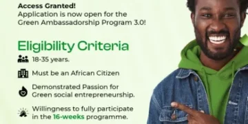 Green Ambassadorship Program For African Youths
