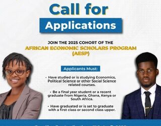 Applications Open: African Economic Scholars Program 2025