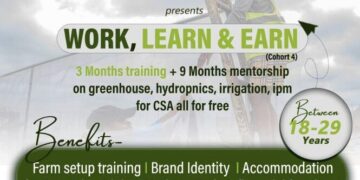 Applications Open: Enterprise for Youth in Agriculture Program (Work, Learn, Earn)