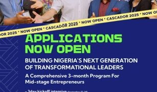 Cascador 2025 Program for Mid-Stage African Entrepreneurs