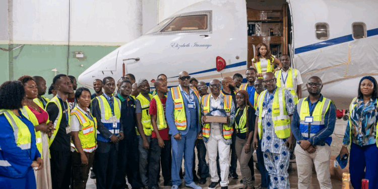 Elin Air Makes African Aviation History with Landmark Aircraft Maintenance in Nigeria
